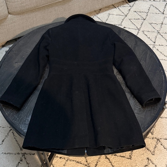 Anne Klein Classic Black Pea Coat - Picture 5 of 5